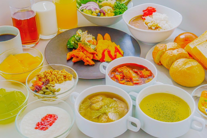 エスペリアイン日本橋箱崎の朝食ビュッフェ